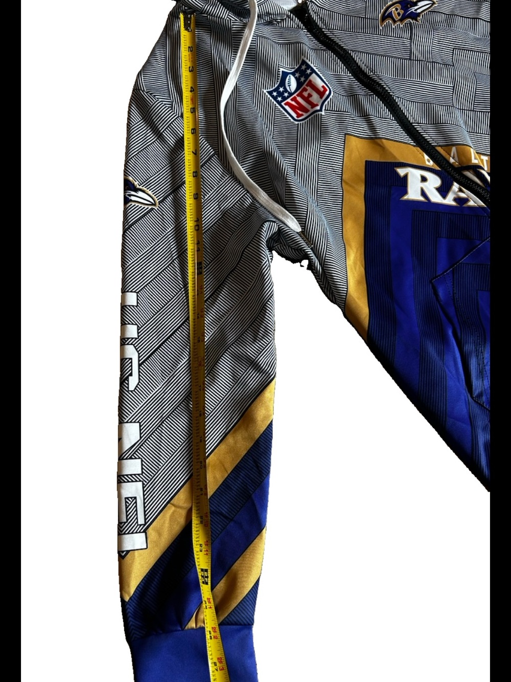 Baltimore Ravens NFL All Over Print Hoodie XL - Picture 5 of 9
